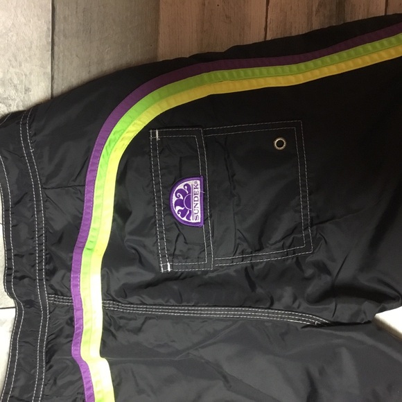 Sundek Swim Shorts Mens 30 Striped Trunks Board Short - Picture 3 of 3